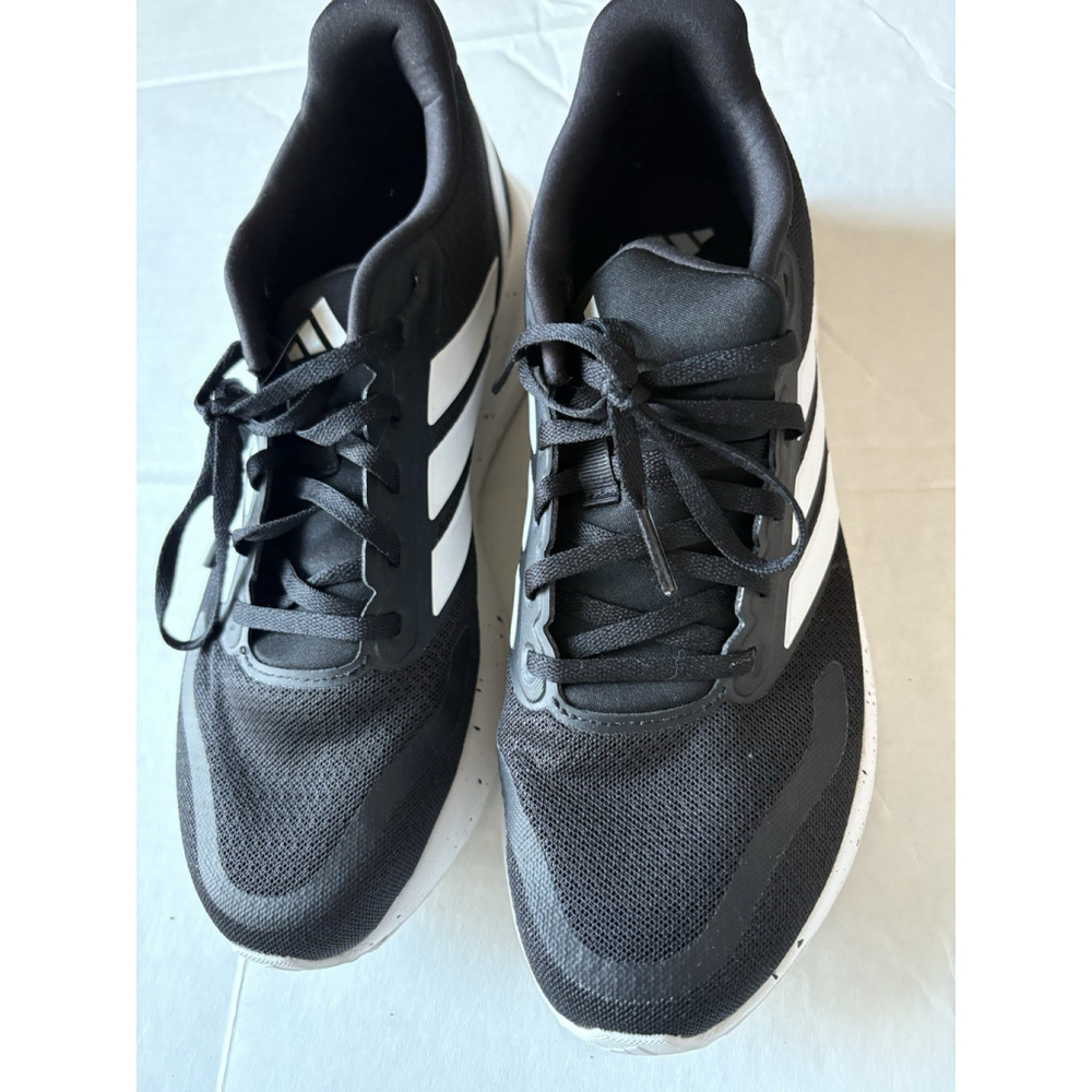 Adidas Womens Run Falcon 5 Athletic Shoe Black White Size 9 NEW - Picture 3 of 6
